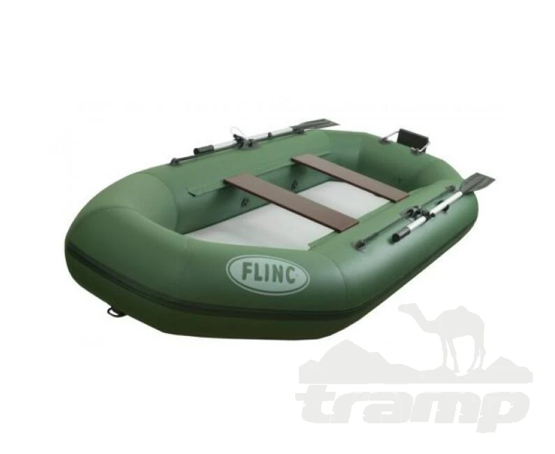 Лодки ПВХ Моторно-гребная лодка Flinc F300TLA AirDeck (оливковый) модель 2025 г