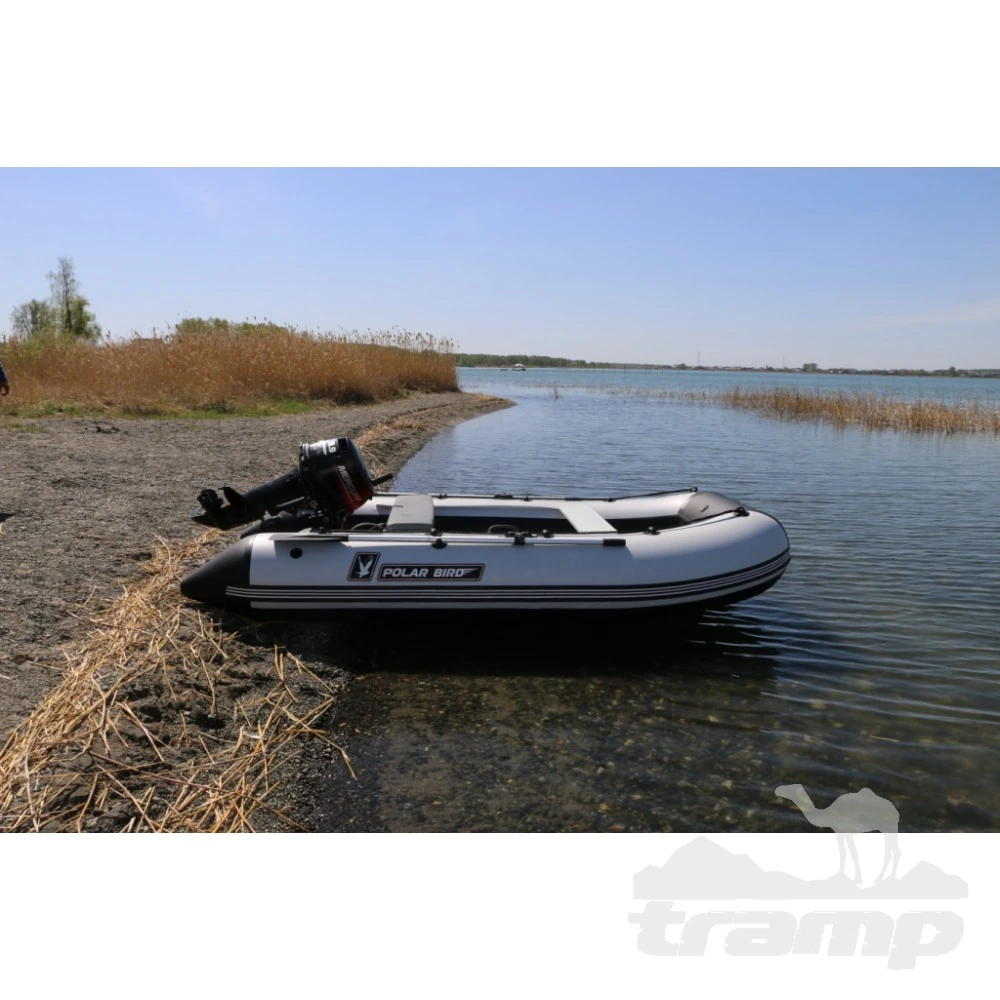 Лодки ПВХ Лодка Polar Bird 340M Merlin | НДНД | Стеклокомпозит | чёрно-белый |
