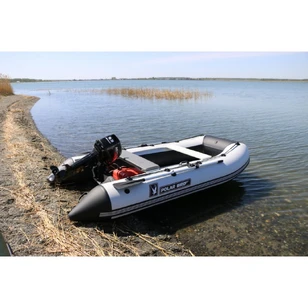 Лодка Polar Bird 340M Merlin | НДНД | Стеклокомпозит | чёрно-белый |