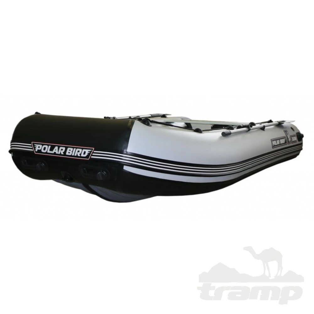 Лодки ПВХ Лодка Polar Bird 385M Merlin | НДНД | Стеклокомпозит | серо-белый |