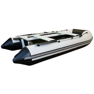 Лодка Polar Bird 340М | Лайт | Пайол - стеклокомпозит | Чёрно-серый |