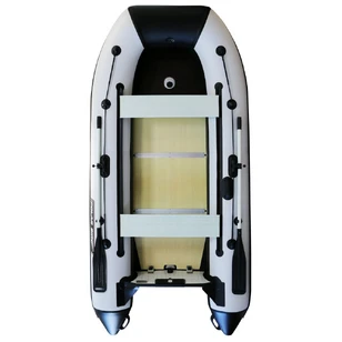 Лодка Polar Bird 340М | Лайт | Пайол - стеклокомпозит | Чёрно-серый |