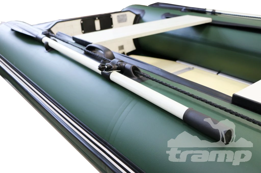 Лодки ПВХ Лодка Polar Bird 340М | Лайт | Пайол - стеклокомпозит | Чёрно-красный |