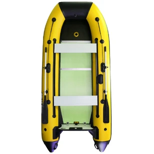 Лодка Polar Bird 340М | Лайт | Пайол - стеклокомпозит | Чёрно-желтый |