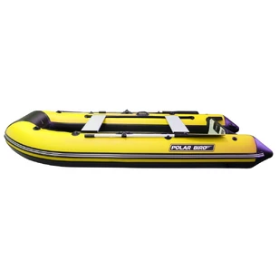 Лодка Polar Bird 340М | Лайт | Пайол - стеклокомпозит | Чёрно-желтый |