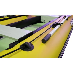 Лодка Polar Bird 340М | Лайт | Пайол - стеклокомпозит | Чёрно-желтый |