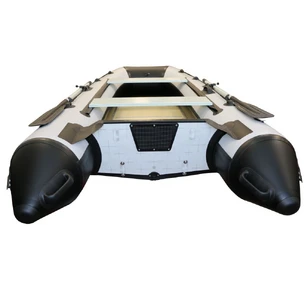 Лодка Polar Bird 340М | Лайт | Пайол - стеклокомпозит | Серо-белый |