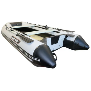 Лодка Polar Bird 340М | Лайт | Пайол - стеклокомпозит | Серо-белый |