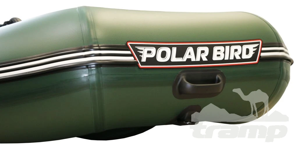 Лодки ПВХ Лодка Polar Bird 320М | Лайт | Пайол - стеклокомпозит | Чёрно-красный |