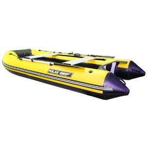 Лодка Polar Bird 320М | Лайт | Пайол - стеклокомпозит | Чёрно-желтый |
