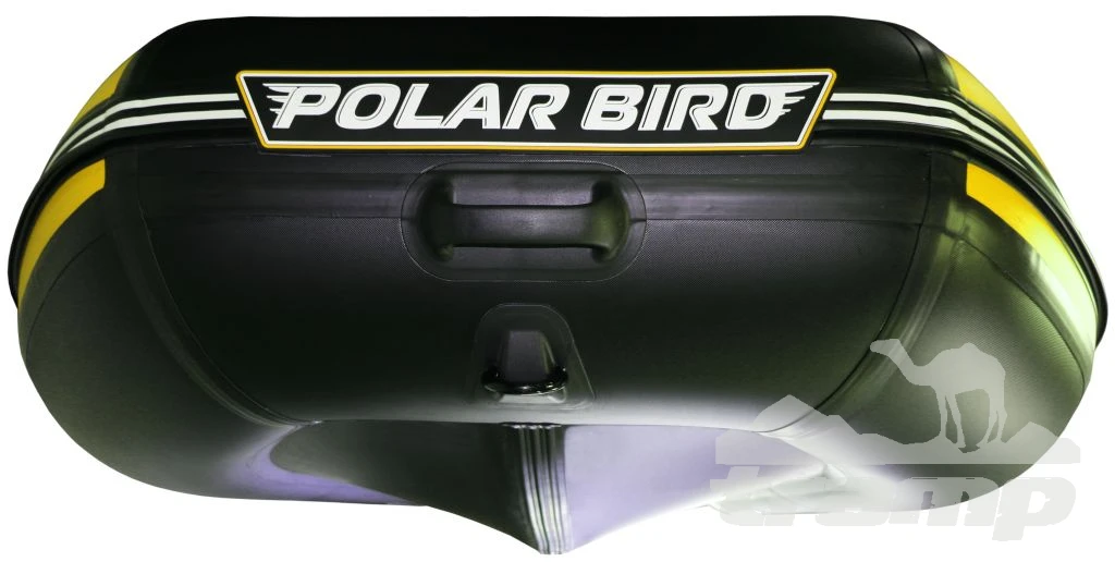 Лодки ПВХ Лодка Polar Bird 320М | Лайт | Пайол - стеклокомпозит | Чёрно-белый |