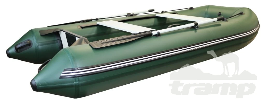 Лодки ПВХ Лодка Polar Bird 320М | Лайт | Пайол - стеклокомпозит | Зелёный |