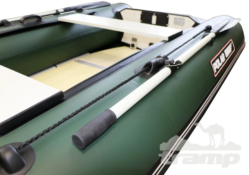 Лодки ПВХ Лодка Polar Bird 320М | Лайт | Пайол - стеклокомпозит | Зелёный |