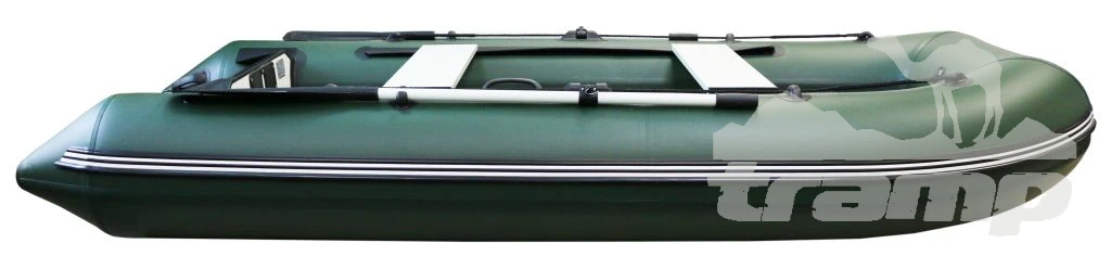 Лодки ПВХ Лодка Polar Bird 320М | Лайт | Пайол - стеклокомпозит | Зелёный |