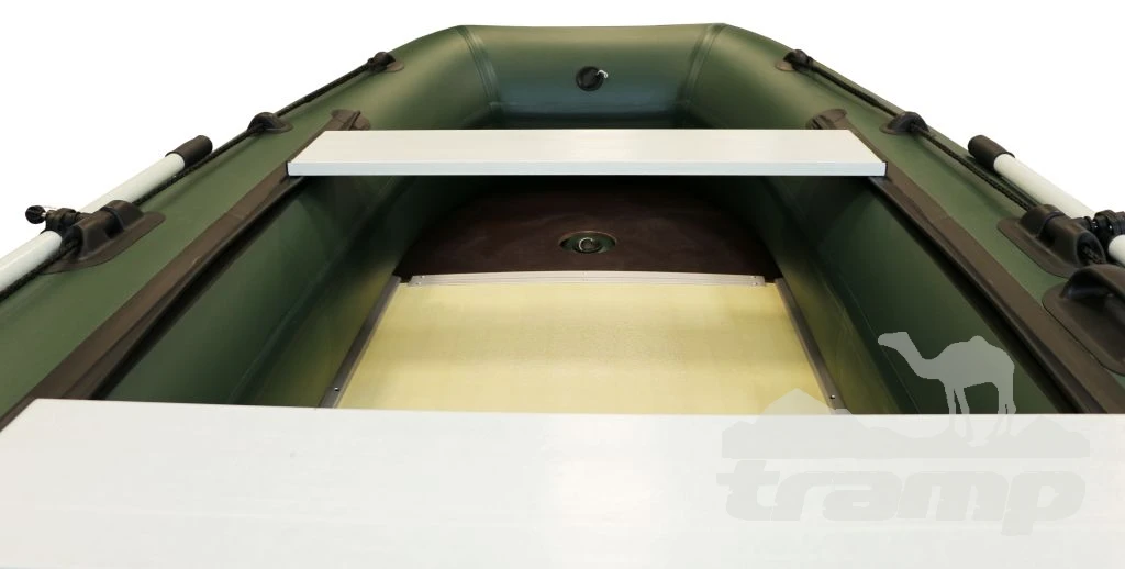 Лодки ПВХ Лодка Polar Bird 320М | Лайт | Пайол - стеклокомпозит | Серо-белый |