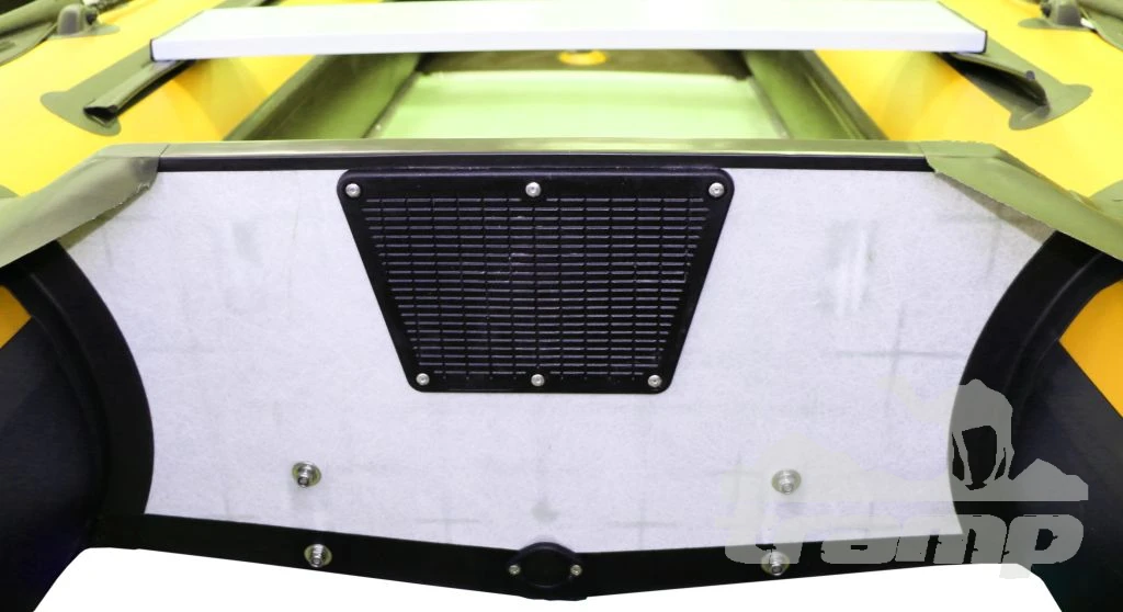 Лодки ПВХ Лодка Polar Bird 320М | Лайт | Пайол - стеклокомпозит | Чёрно-серый |