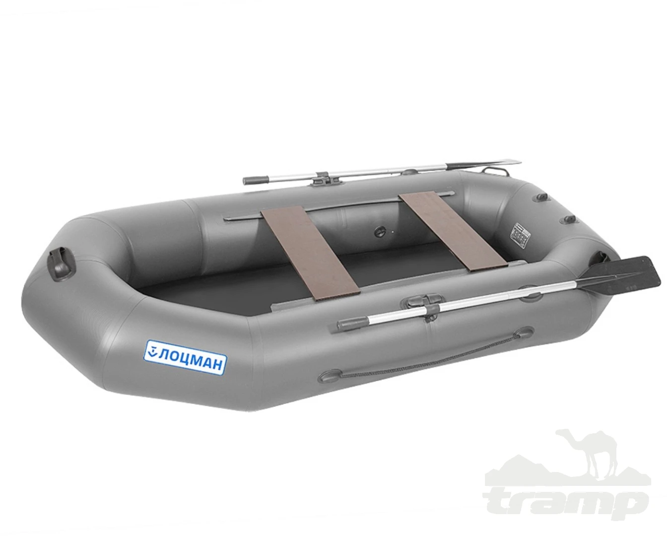 Лодки ПВХ Лодка гребная под мотор Лоцман Профи 300 (серый)