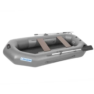 Лодка гребная под мотор Лоцман Профи 300 (серый)