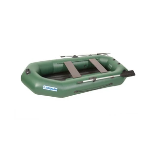 Лодка гребная под мотор Лоцман Профи 260 ВНД (зелёный)