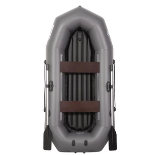 Лодка гребная под мотор Лоцман Профи 300 ВНД (серый)
