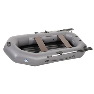 Лодка гребная под мотор Лоцман Профи 300 ВНД (серый)