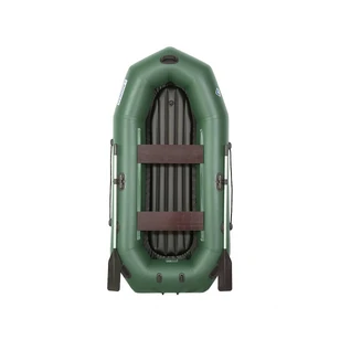 Лодка гребная под мотор Лоцман Профи 300 ВНД (зелёный)