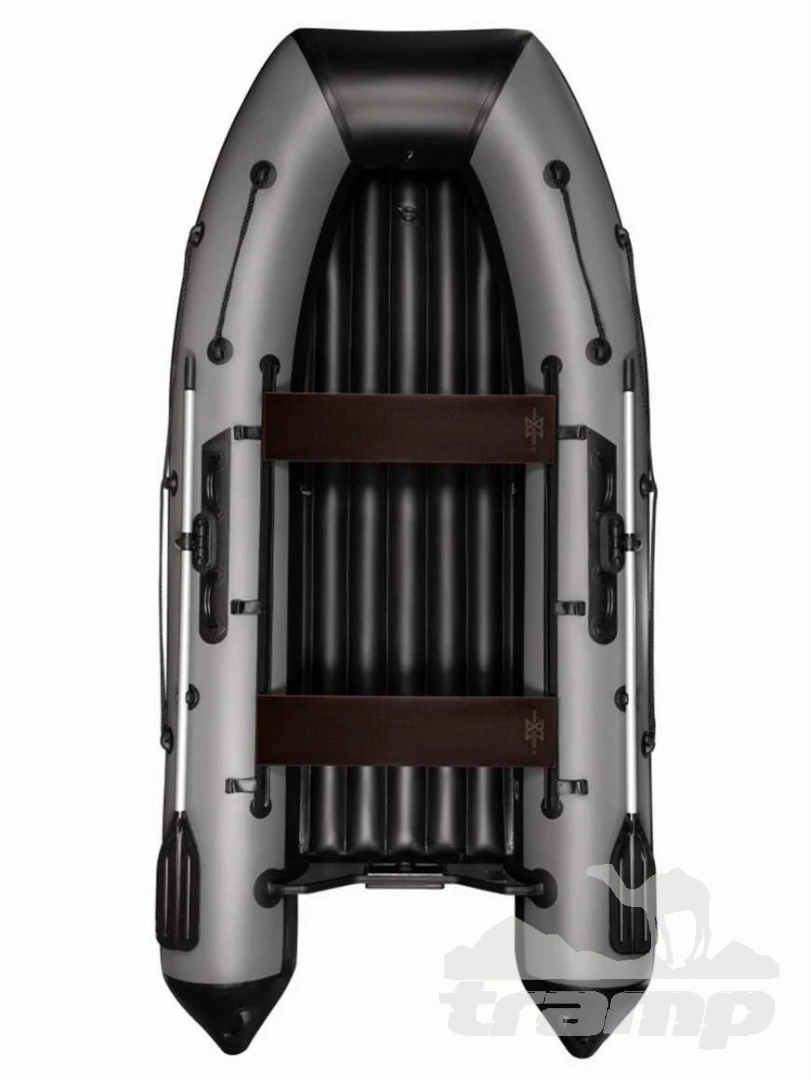 Лодки ПВХ Надувная ПВХ лодка X-River Agent 360 НДНД (серо-белая , серая фурнитура)