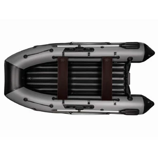 Надувная ПВХ лодка X-River Agent 360 НДНД (серо-белая , серая фурнитура)