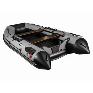 Надувная ПВХ лодка X-River Agent 360 НДНД (серо-белая , серая фурнитура)