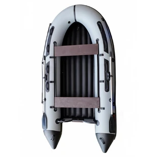 Надувная ПВХ лодка X-River Grace Wind 360 НДНД (бело-серая, серая фурнитура)