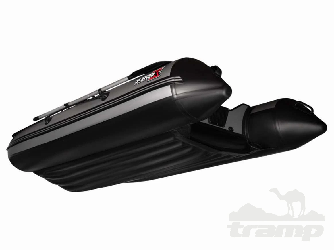 Лодки ПВХ Надувная ПВХ лодка X-River Agent 390 НДНД (оранжево-серый, серая фурнитура)