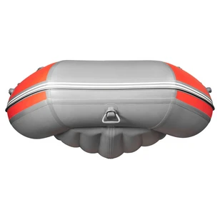 Надувная ПВХ лодка X-River Agent 390 НДНД (оранжево-серый, серая фурнитура)