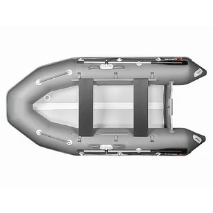 Надувная ПВХ лодка X-River Rocky 335 (оранжевый, серая фурнитура) + дублирование тканью ПВХ дна