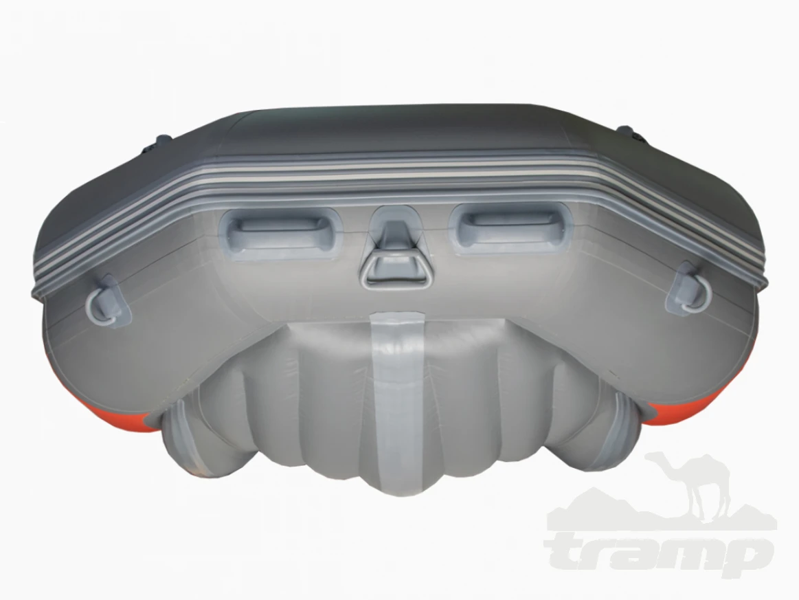 Лодки ПВХ Надувная ПВХ лодка X-River Mark 370 НДНД (красный , дно серое ,серая фурнитура)