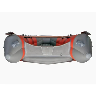 Надувная ПВХ лодка X-River Mark 370 НДНД (красный , дно серое ,серая фурнитура)