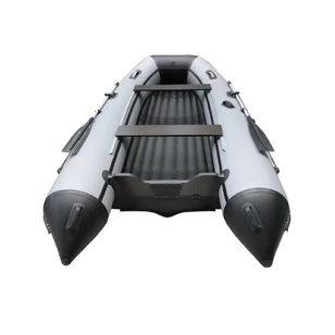 Лодка ПВХ ORCA 285НД (серо - черный)