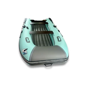 Лодка ПВХ ORCA 305НД (бирюзово - серый)