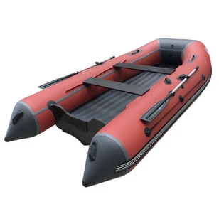 Лодка ПВХ ORCA 305НД (красно - серый)