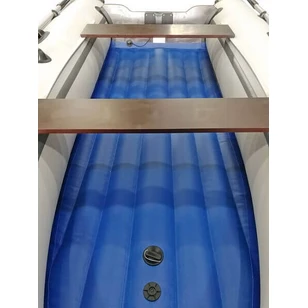 Лодка ПВХ ORCA 305НД (серо - синий)