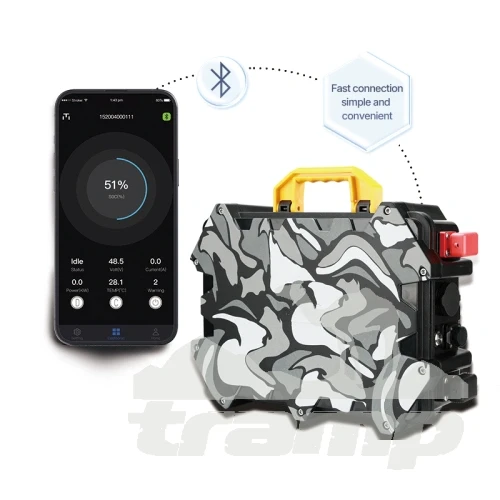 Лодочные моторы Аккумулятор Haibo LiFePO4 MAX Kamo 12 V 100 AH USB + зарядное устройство 10A