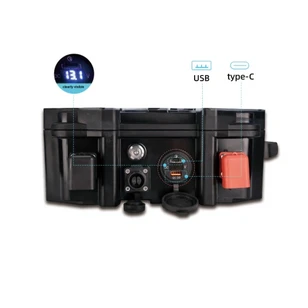 Аккумулятор Haibo LiFePO4 MAX Kamo 12 V 100 AH USB + зарядное устройство 10A