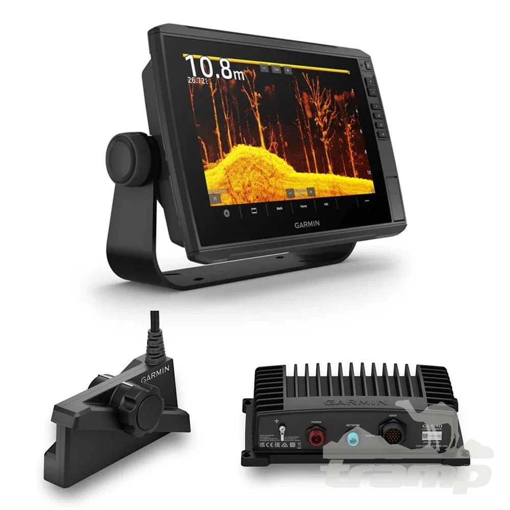 Эхолоты Комплект картплоттер Gаrmin ЕCНOМАР Ultrа 2 102/106sv и Pаnoptix LiveScopе Plus c блoкoм GLS 10 и дaтчиком LVS34