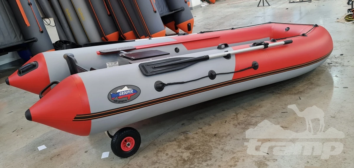 Лодки ПВХ Лодка Grouper GR 310 НДНД (серо - красный) модель 2026 г