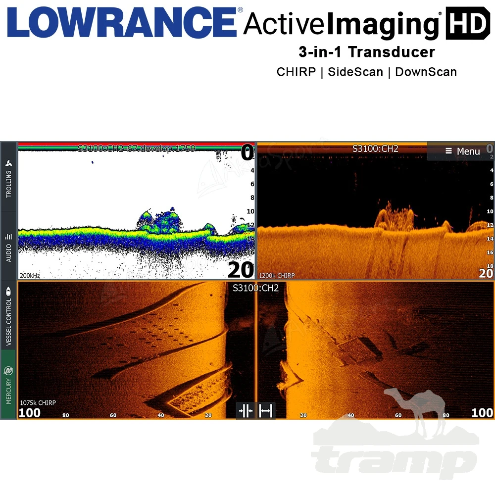 Эхолоты Датчик Эхолота Lowrance Active Imaging HD 3-in-1 (003-32772-00)