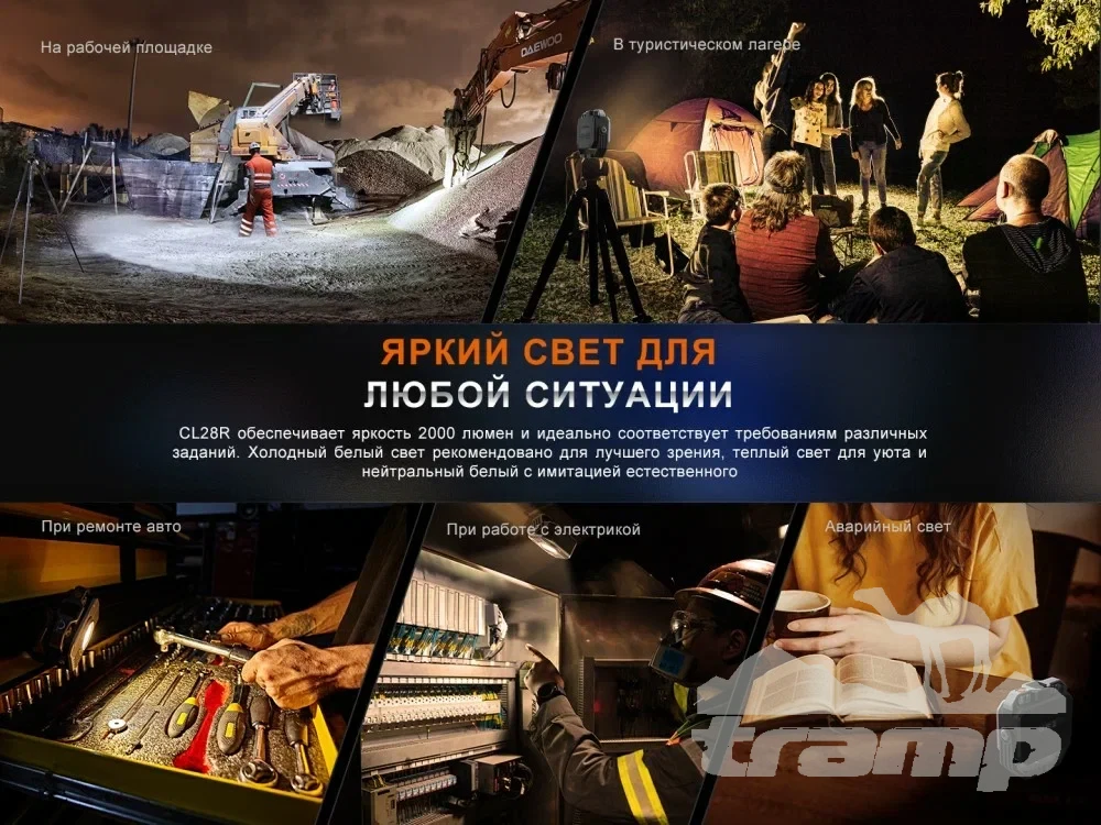 Фонари Фонарь Fenix кемпинговый CL28R