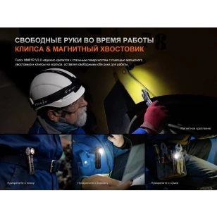 Фонарь Fenix налобный HM61R V3.0