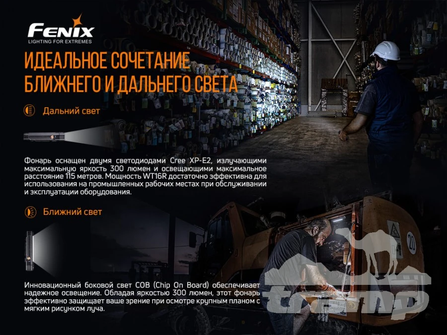 Фонари Фонарь Fenix ручной WT16R
