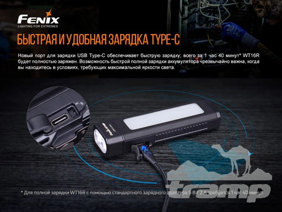 Фонари Фонарь Fenix ручной WT16R