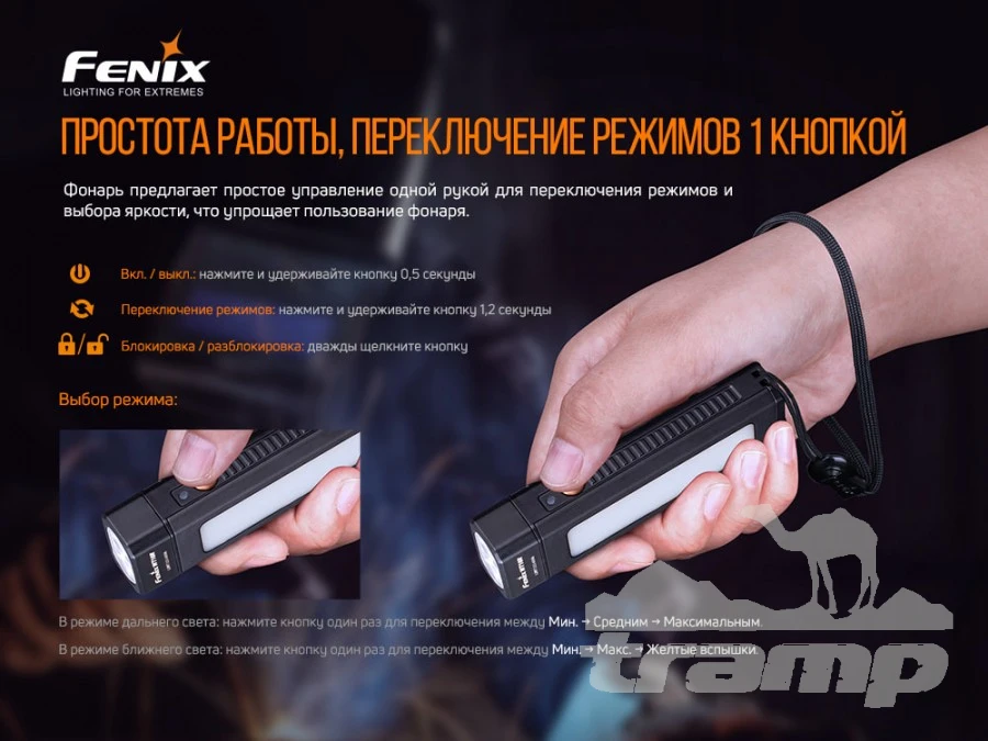 Фонари Фонарь Fenix ручной WT16R