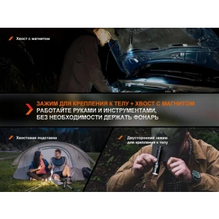Фонарь Fenix ручной E28R V2.0